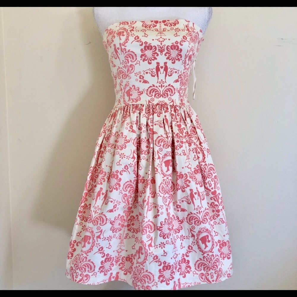 Toile Barbie Print dress